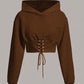 Ladies Corset Style Hoodie-Various Colours