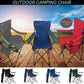 Outdoor Camping Chair Foldable -110kg Capacity