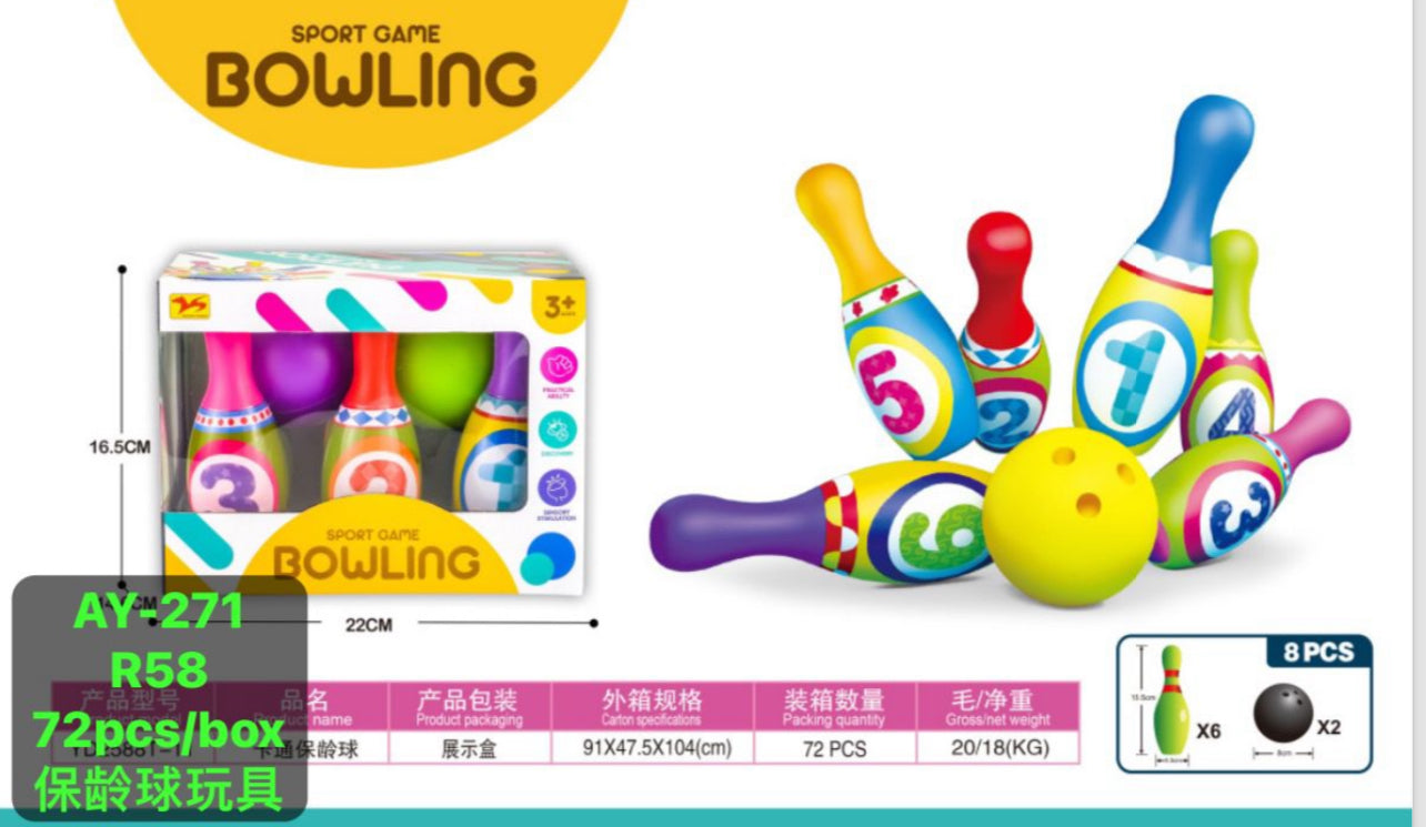 Kids Bowling Set 8pc