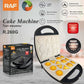 RAF 1400W Electric Breakfast Cake Biscuit Cookie Maker R.260G – Non-Stick Double-Sided