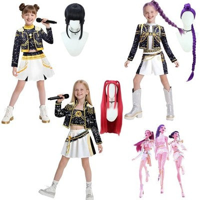 Generic Kids KPop Hunters Rumi Zoey Mira Costume Cosplay Girls- Various Options
