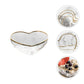 Love Fruit/Dessert Bowl - Gold Edge