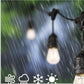 MTech 
10m 20Bulbs- Solar LED Solar Powered Outdoor Festoon String Lights, Hanging Bulbs