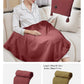 Large Plush we USB Electric Heated Blanket Warm Throw Poncho Wrap Blanket Shawl Portable