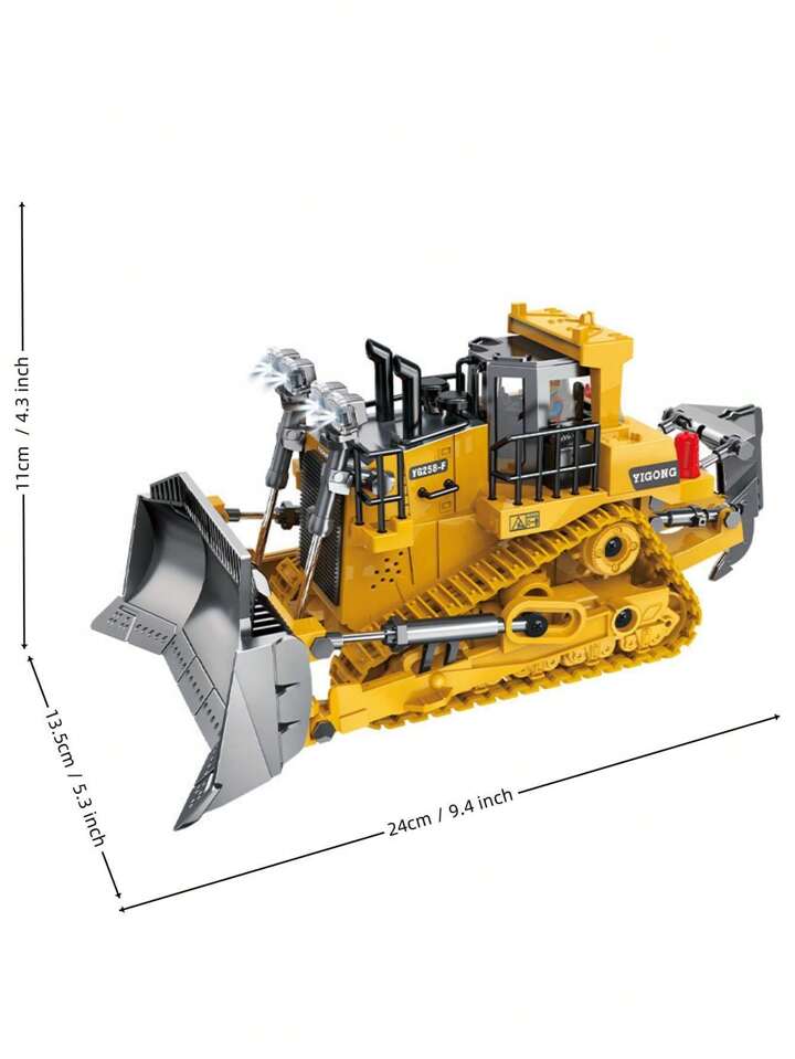 Remote Control Tracked Bulldozer, Rc Construction Vehicle 2.4ghz