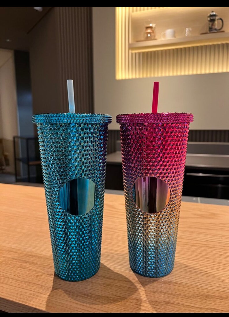 MHome Stylish Studded Double Wall Insulated Tumbler-Various Colours