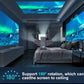 4K Portable Projector With Screen Mirroring - Black