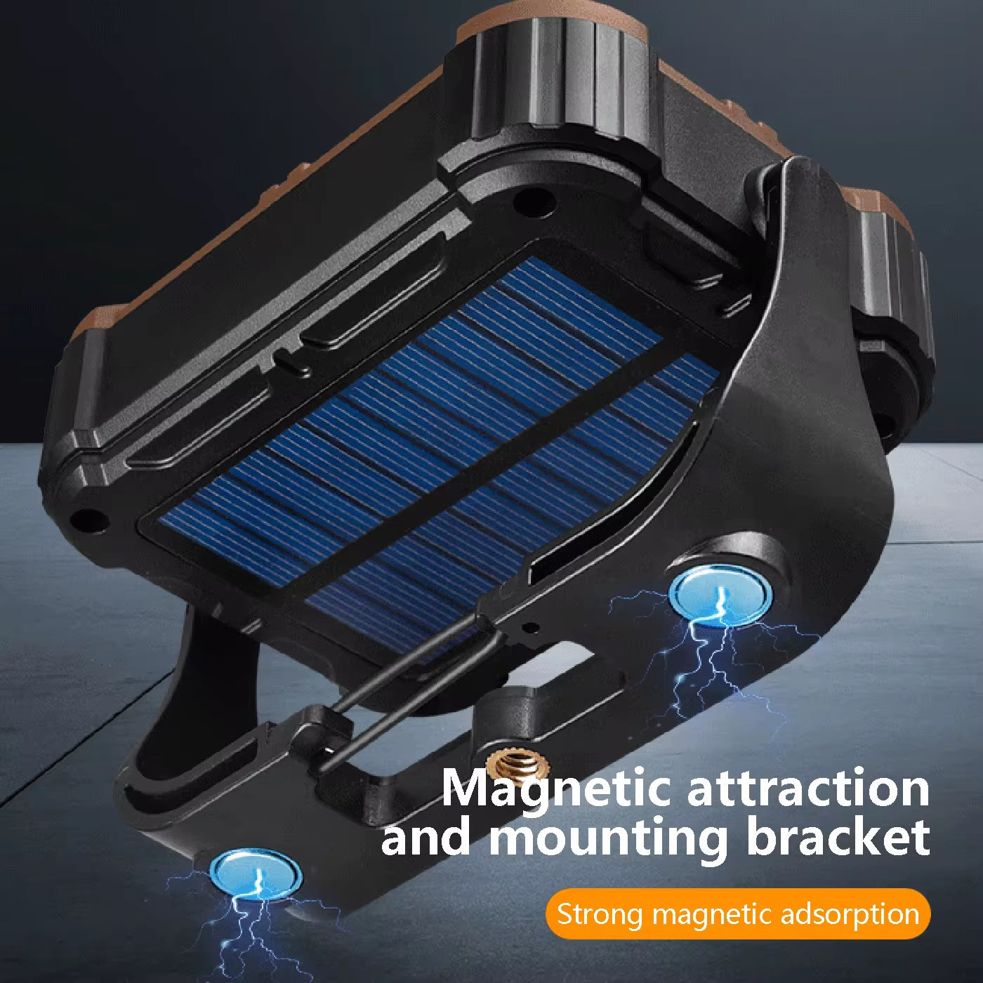MTech Mini COB LED Solar Work Light – Portable Rechargeable Work Lamp