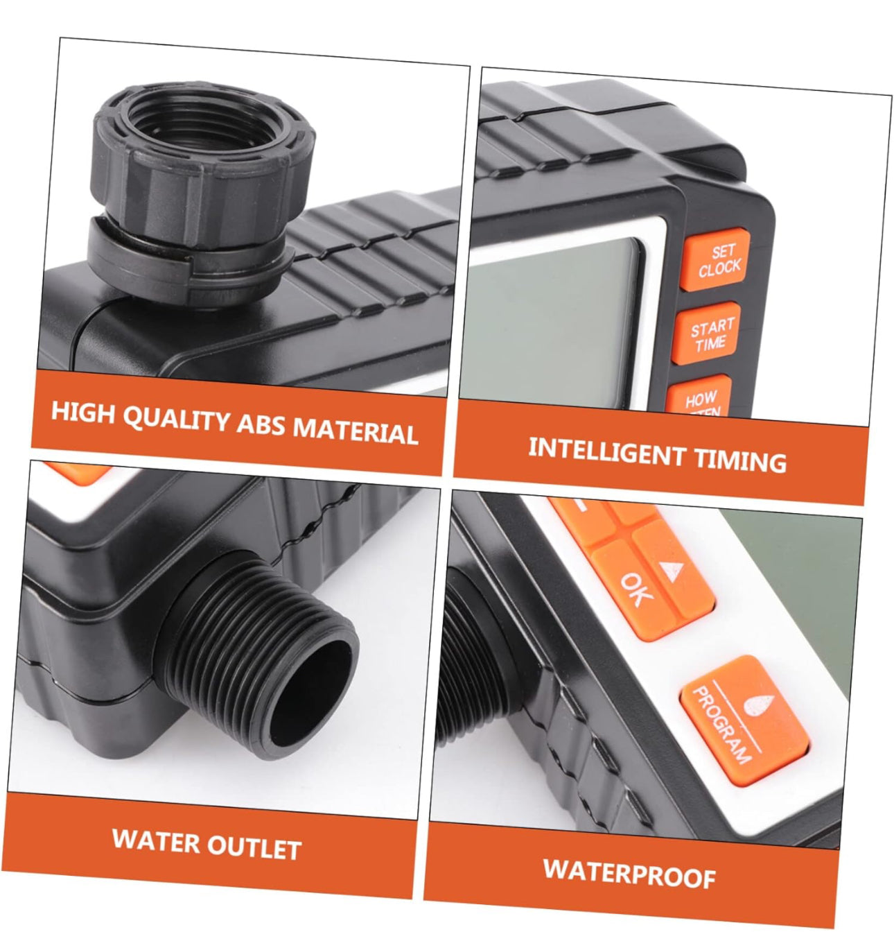 Large LCD Screen Watering Timer Programmable Irrigation System for Garden