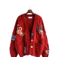 Ladies Knitted Embroidered Cardigan-Various Colours