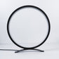 Modern Circle Nightstand Lamp,LED Warm Light Table Lamp for Bedroom Bedside,3 Colors Metal Desk Lamp for Living Room,Dimmable Reading Table Lights for Night Stand on Side & End Tables