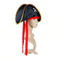 Caribbean Pirate Captain Hat With Eye Patch Cosplay Dress-up