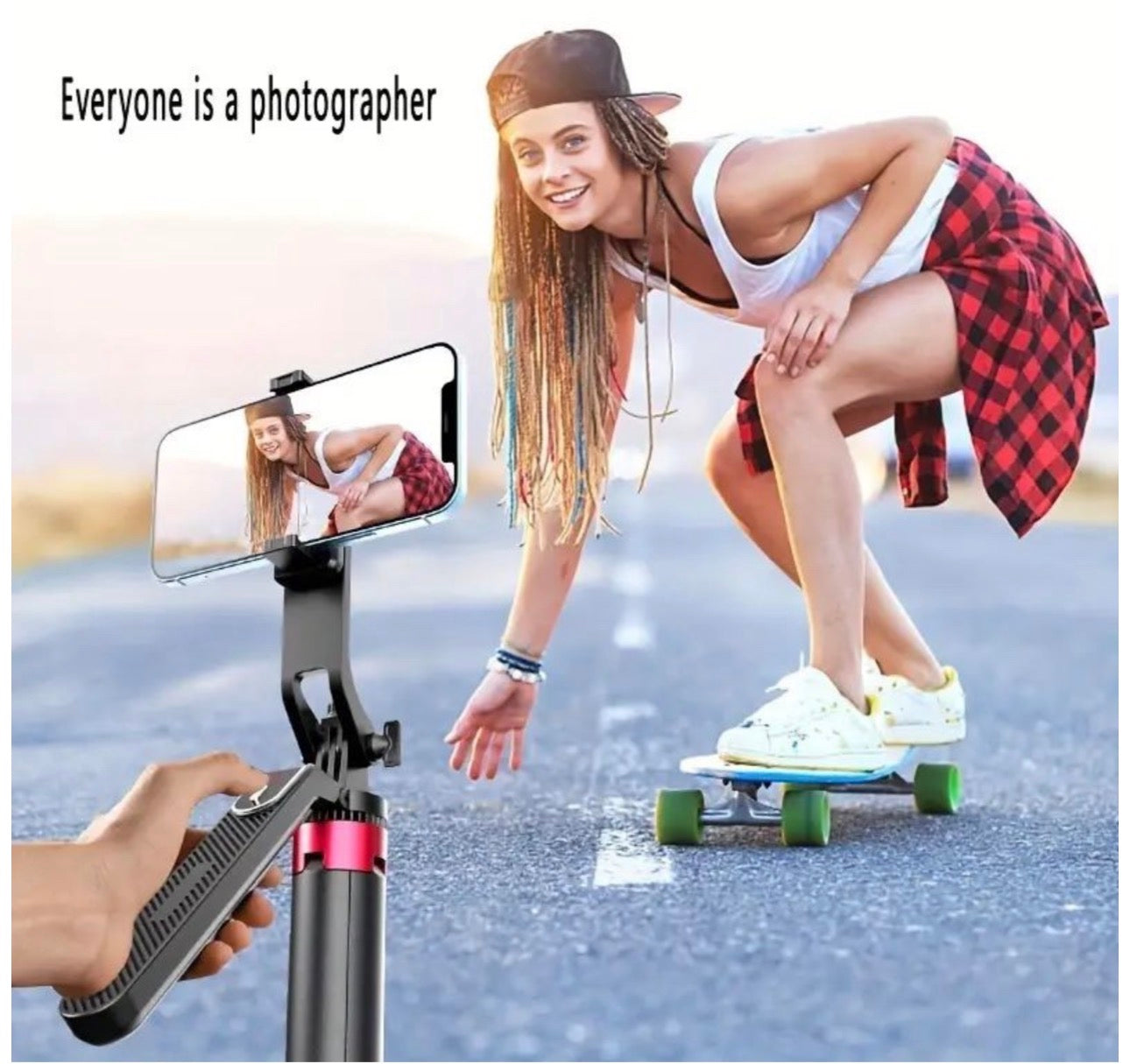 Mtech Zety Long Selfie Stick Bluetooth