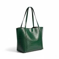 Ladies Crocadile Effect Faux Leather Bag-Various Colours