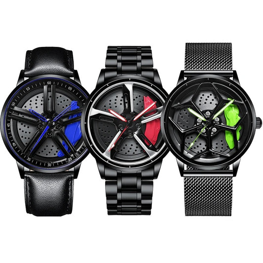 Trending Men’s Automotive Styled Watch Various Options. PreOrder Sales Now Available!