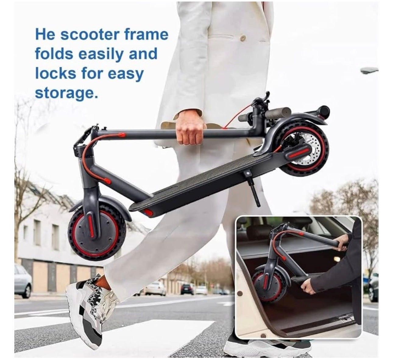 Pro-Sportz Electric Scooter - Foldable, Lightweight and Travel Ready