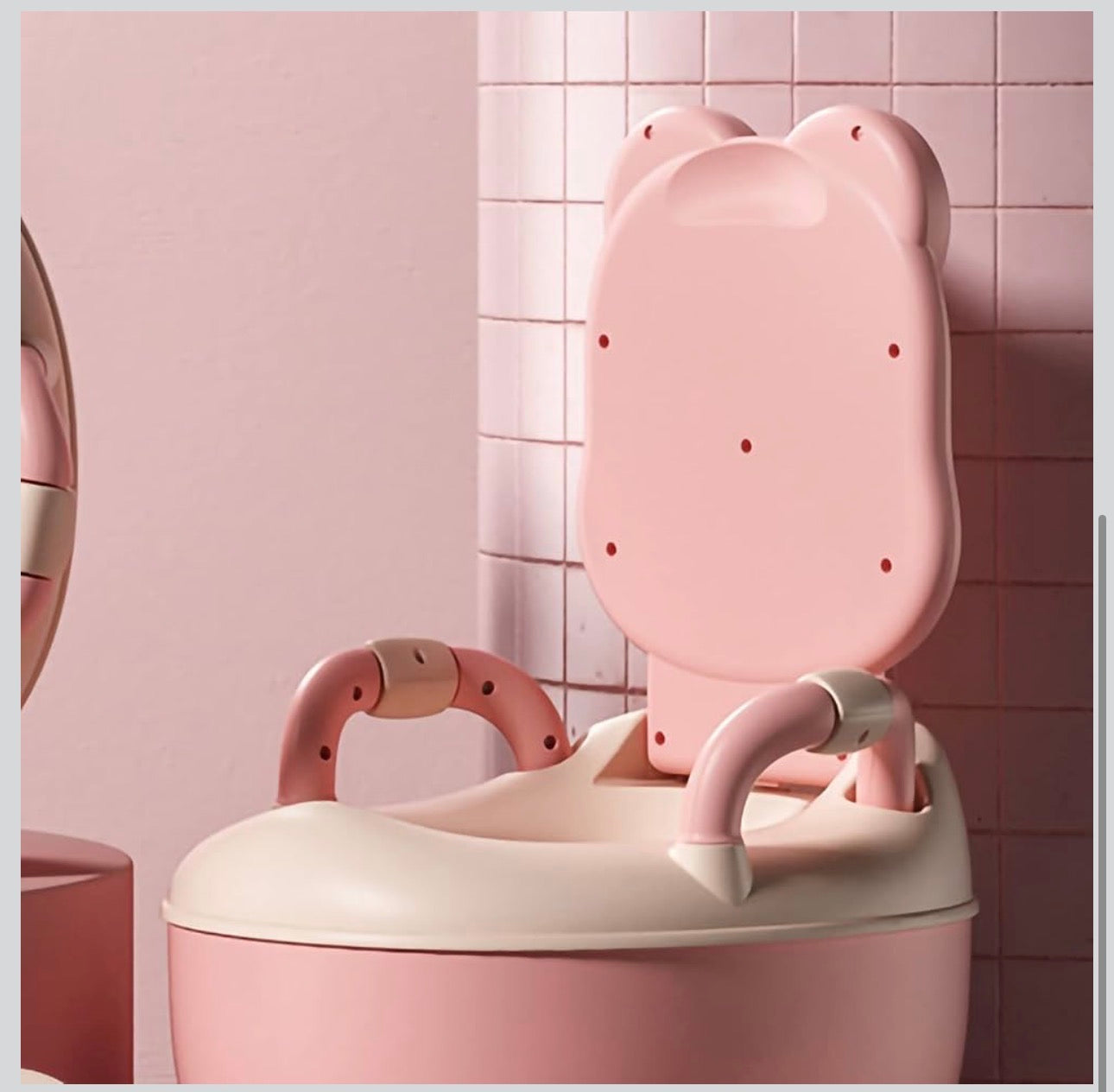 Portable Travel Potty Eco Friendly PP Toddler Training Toilet Stable High Toughness for Kids-Various Colours