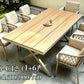 MFURN Glodean Stylish Outdoor Dining 7pc Set