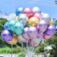 Pearl Chrome Metallic Balloons – 10\12 Inch 100pc Set | Wedding, Birthday & Party Decoration Balloon Kit