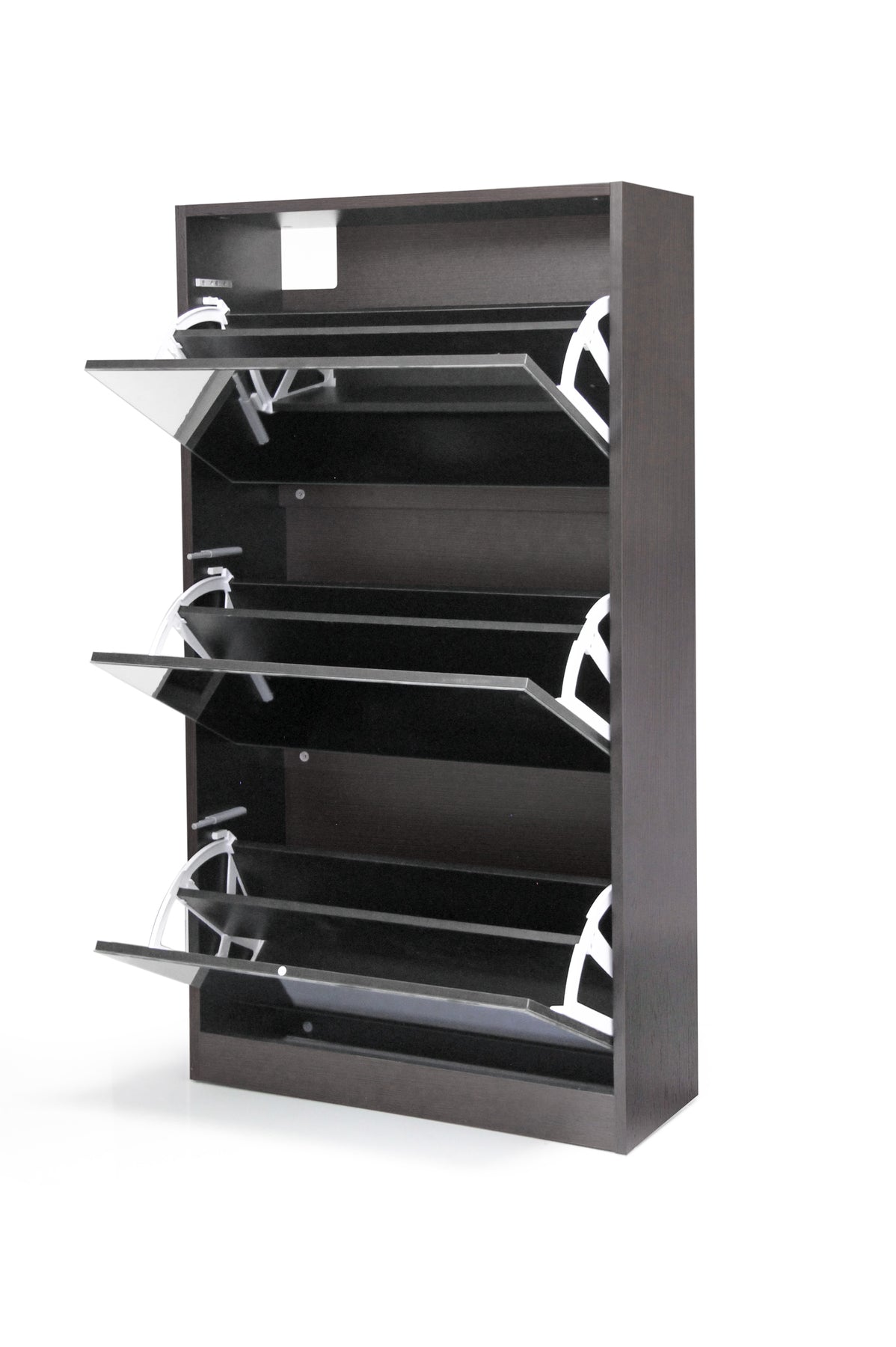 Fine Living Mirror Shoe 3 Tier Wenge Megamall Online Store
