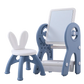 Kids 3-in-1 Convertible Table & Chair Set with 60 Blocks, Art & Storage