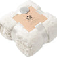 Kingole Faux Rabbit Fur Luxury Throw Blanket, Cozy Couch Sofa Bed Super Soft and Warm Plush Microfiber Fleece Queen - Various Colours Available