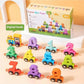 MTech Kids Magnetic Wooden Toy Train Set