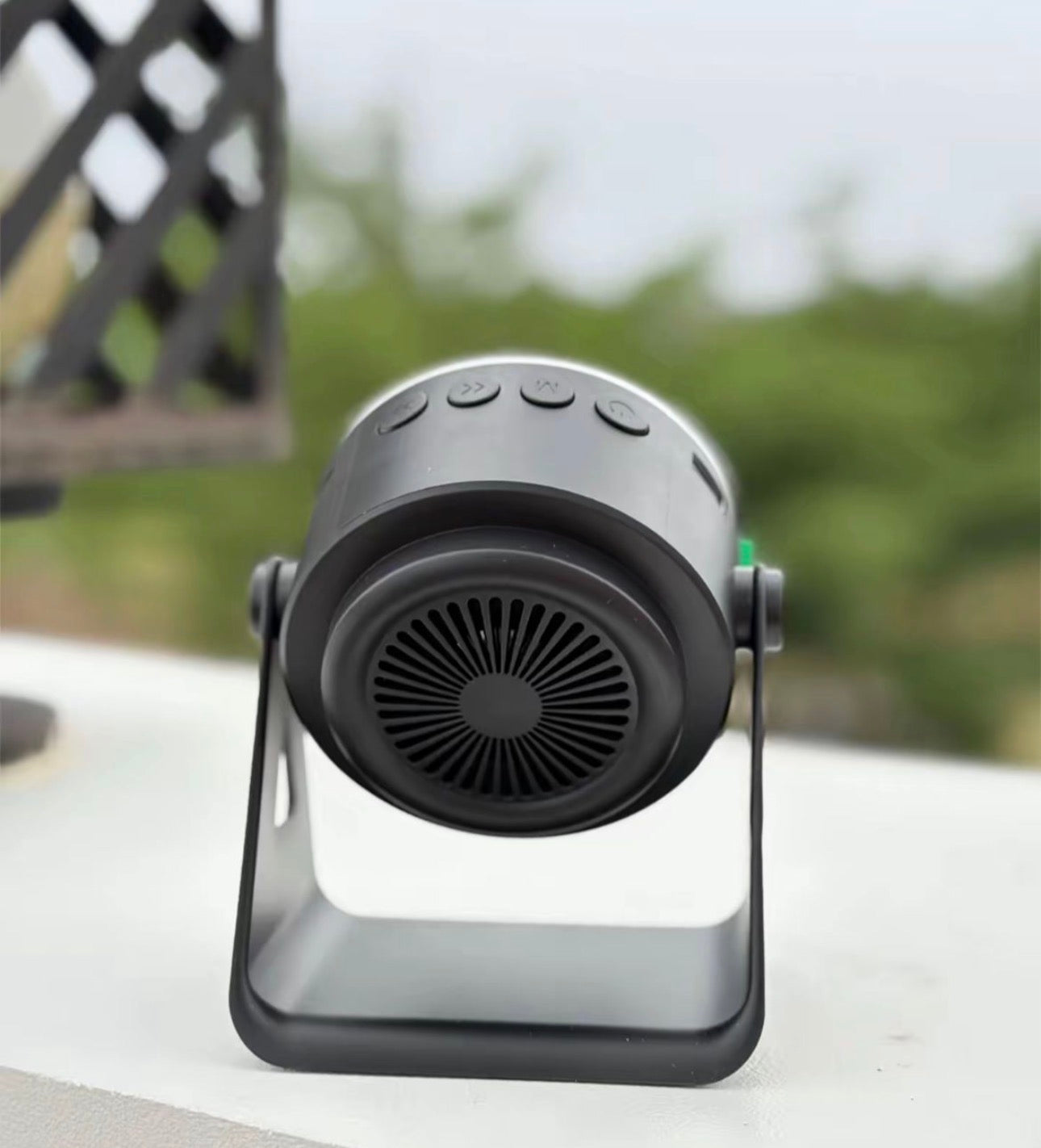 MTech Wireless Inductive Bluetooth Speaker, 4-in-1 RGB Lighting 360 Degree Rotating Phone Holder, Extra Long Standby Time, Support iOS and Android, Home Office