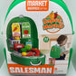 Children Simulation Kitchen Tableware Makeup Cashier Tool Set Backpack Box Toys