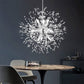 Crystal Fireworks Pendant Lamp Chrome