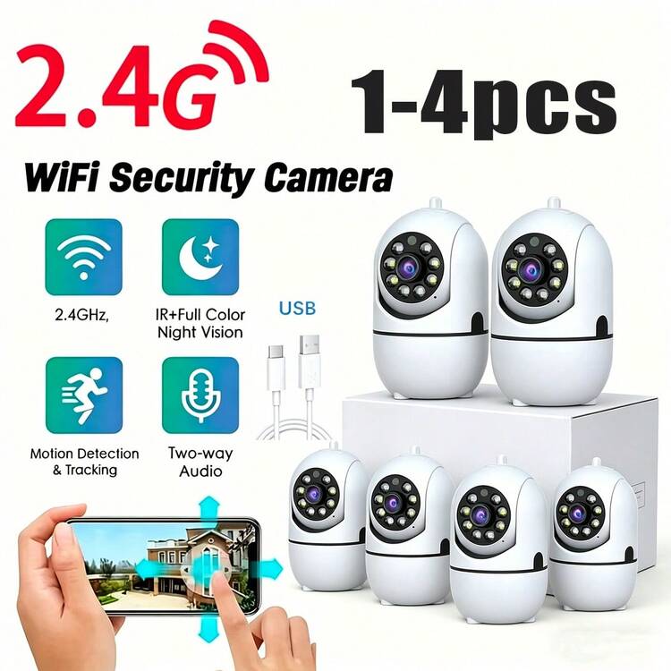 MKids HD Wireless Nanny Camera Baby Monitoring System with HD 1080P WIFI