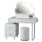Elegant Nordic Style Vanity Dressing Table & Chair LED Lights