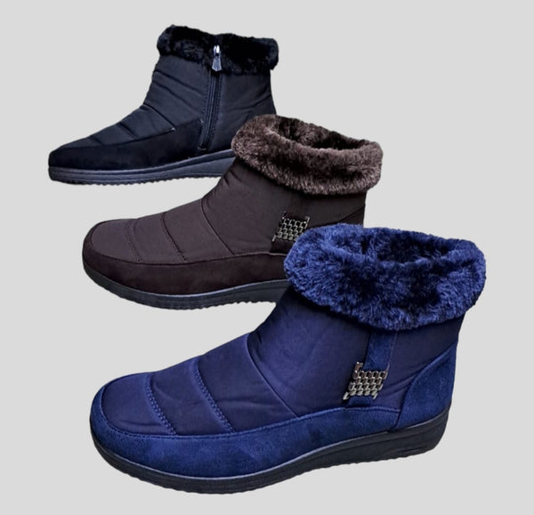 Ladies Winter Ankle Boots - Various Colours