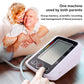 Blood Pressure Monitors Large Screen for Home use with Cuff Arm,Automatic Blood Pressure Machine Upper Arm for 2 Users BP Machine with Battery, White