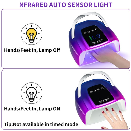 Sun Rechargeable Nail UV 48 LED Lamp Dryer Professional Cordless Quick Dry Gel Polish Curing Lamp Nail Tool S20