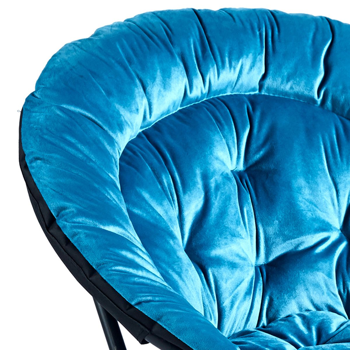Foldable Moon Saucer Chair Camping Back Chair