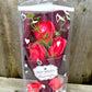 Scented Soap Rose Flower Gift Box – Everlasting Red Rose Bouquet (3 Roses)