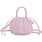 Women's Handbag Pleated Bucket Bag Crossbody Bag Soft Drawstring Handbag-Various Colours