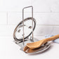 Stainless Steel Pan & Pot Lid Holder – Spoon Rest & Lid Stand