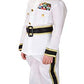 Boys Navy Admiral Halloween Cosplay Costume Police Uniform Role Play Dress up- Size 3/4yrs
