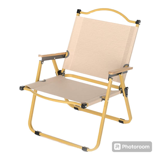 Small Folding Chair, Camping Outdoor Foldable Chair Lightweight  - Steel Frame.