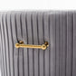 MFurn
Trendy Dining Arm Chair with Stainless Steel Golden Legs - Elegant Upholstered Seating - Various Options