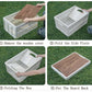 MHome Multifunctional Foldable & Stackable Storage Box