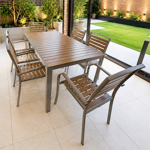 MFURN Candy Outdoor Patio Dining Set 7pc