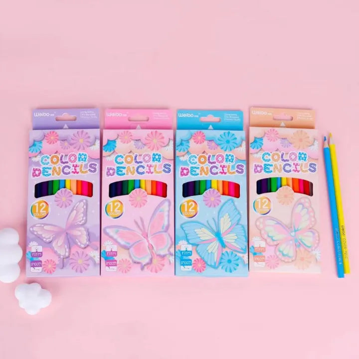 MKids 12-Piece Coloured Pencils Set