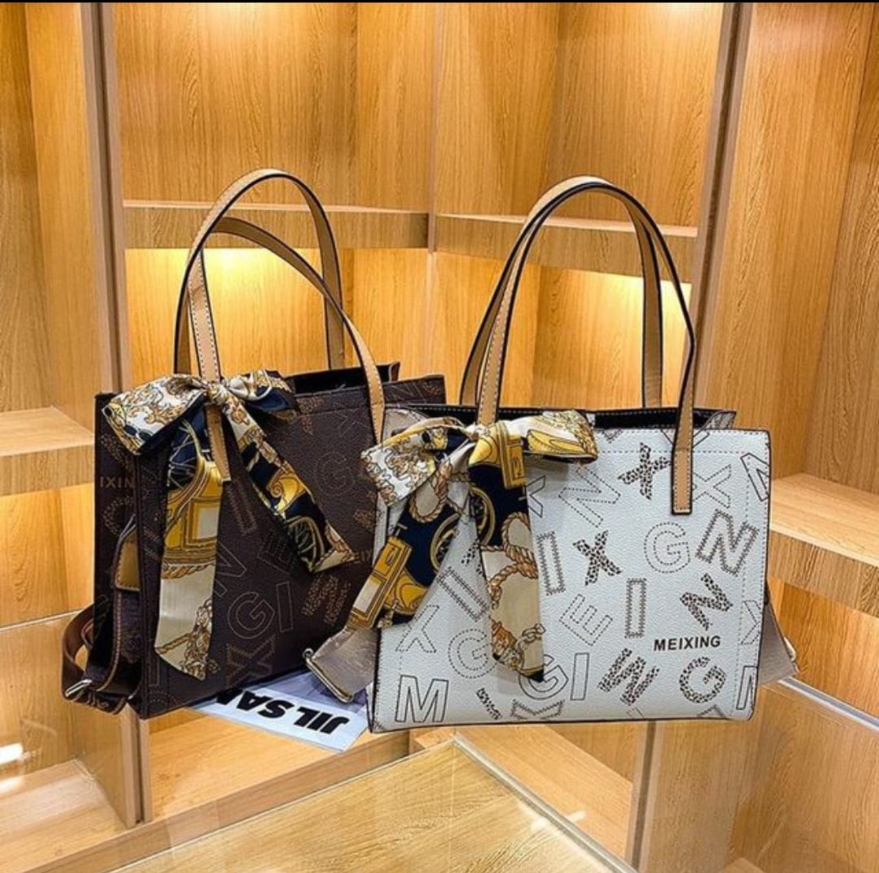 Trendy Ladies Letter Tote Bags