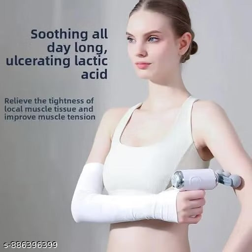 MTech 9 In 1 Mini Gun Massager Machine for Pain Relief - Body, Neck, Shoulders, Back, Arms & Feet Massager- 6 Speed Type-C Charging for Muscle Pain Relief Recovery