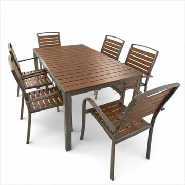 MFURN Candy Outdoor Patio Dining Set 7pc