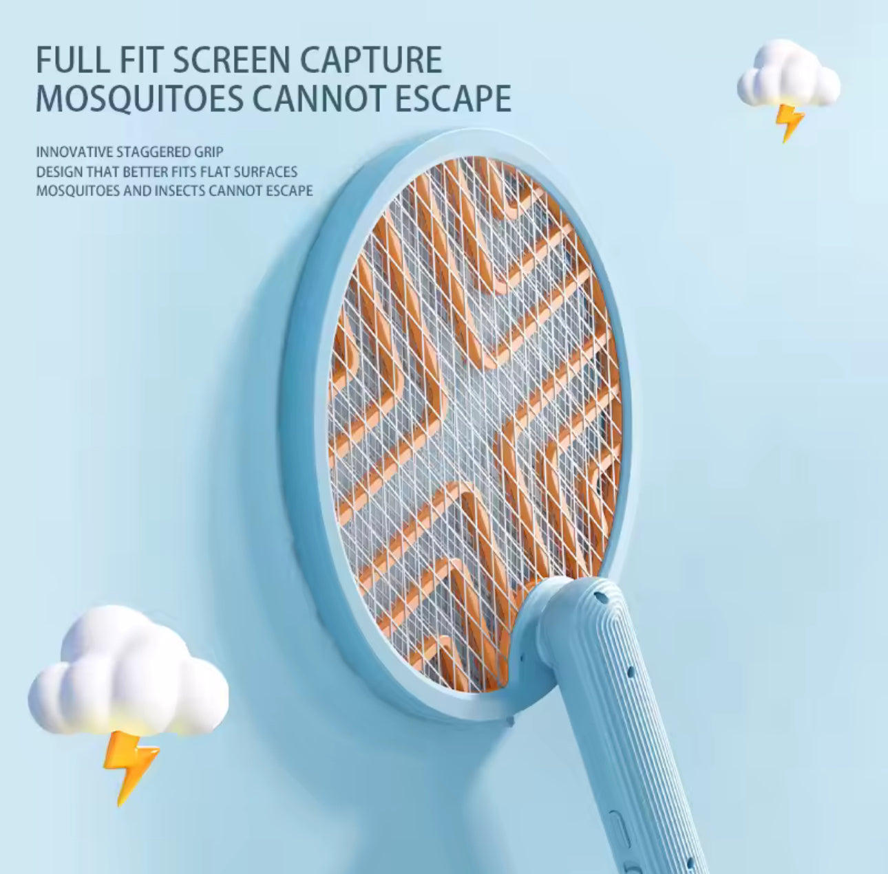 MHome 3:1 Foldable Mosquito Zapper Wand USB