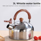 12Pcs Pots and Pans Set with 3L Kettle Nonstick Kitchen Stainless Steel with Lids Dishwasher Safe
